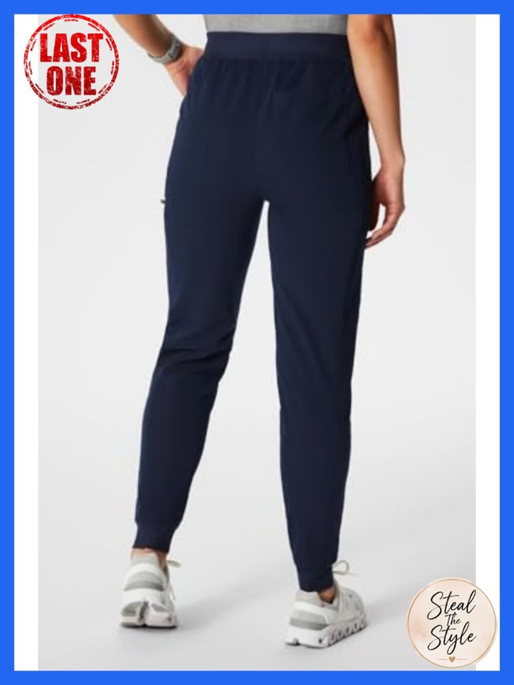 Fabletics High Rise Scrub Jogger MotionTech 4-Way Stretch Pockets - Picture 2 of 6